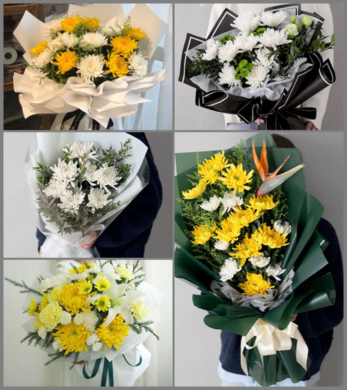 贵州毕节市赫章县财神镇大山村白事花束代送